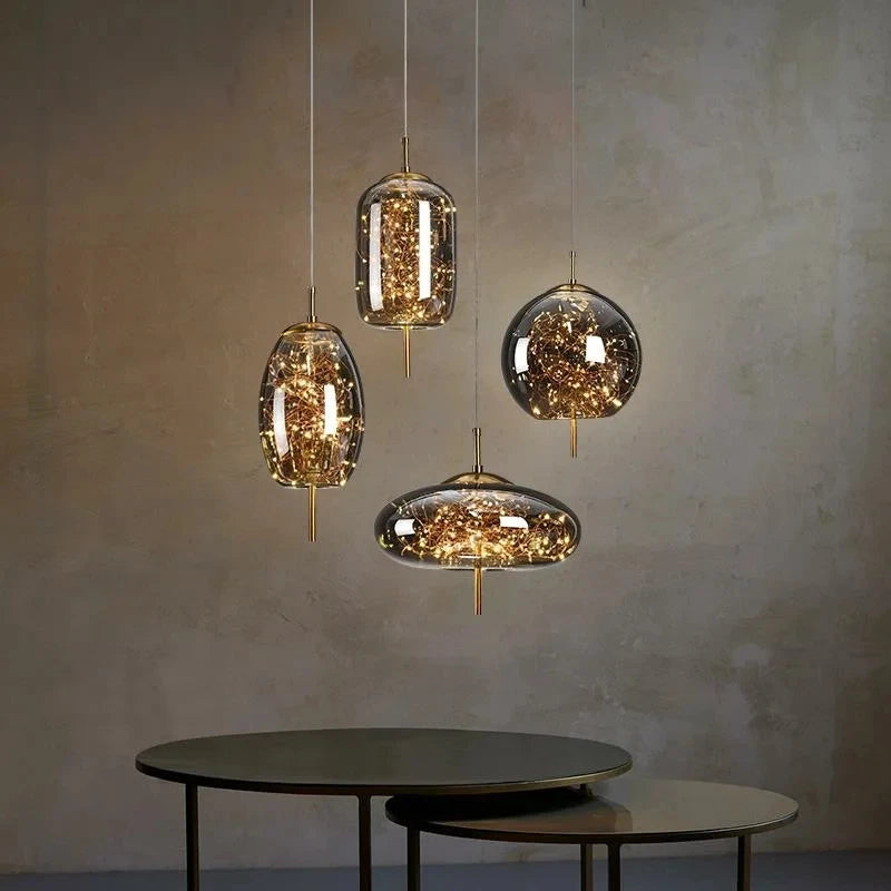 Modern Luxury Glass Pendent