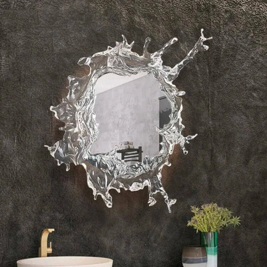 Water Splash Art Mirror