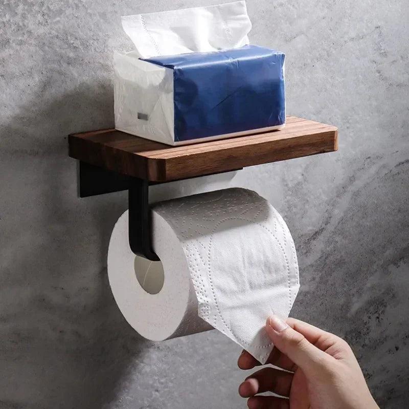Wooden Paper Holder Shelf _ cocobear