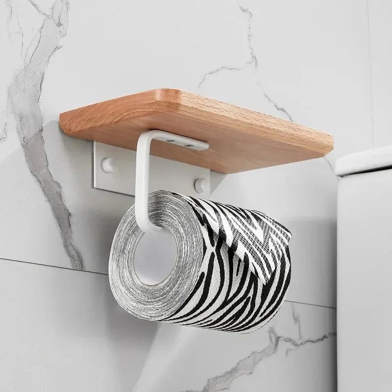 Wooden Paper Holder Shelf _ cocobear
