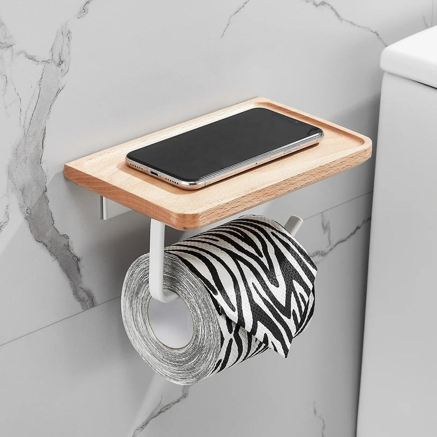Wooden Paper Holder Shelf _ cocobear