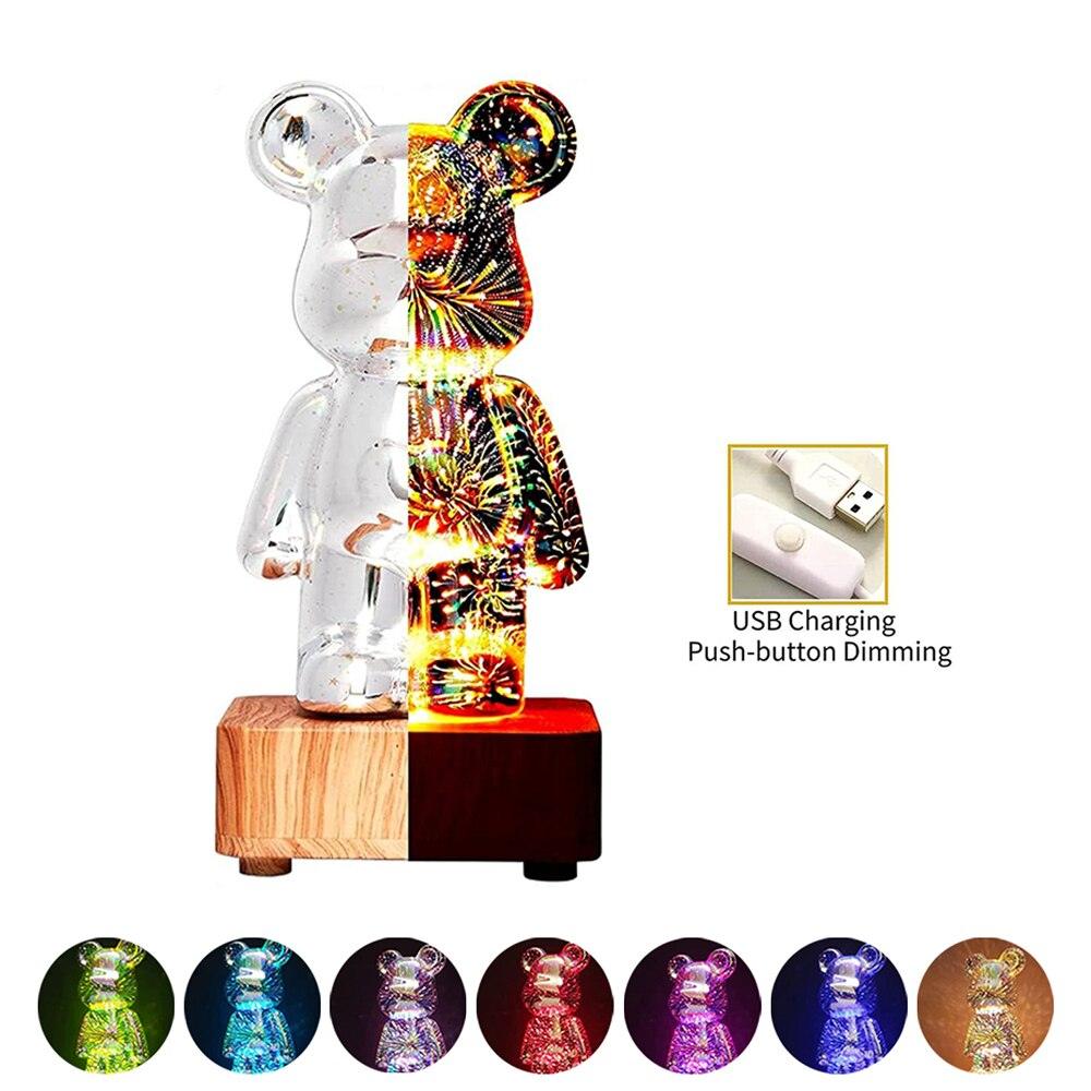 Bear Fireworks Lamp - cocobear