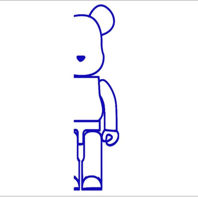 BearBrick Wall Sticker - cocobear