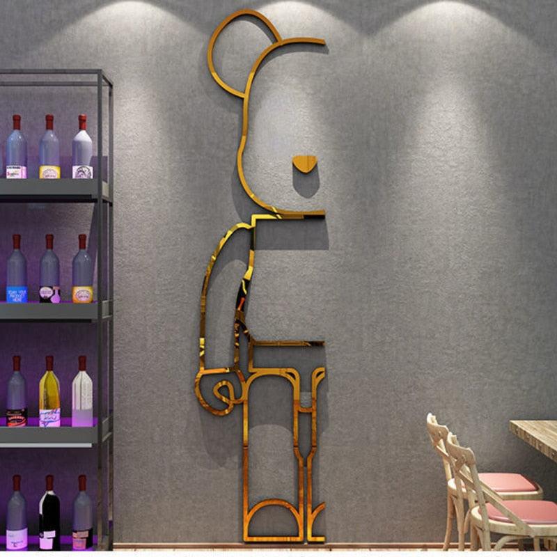 BearBrick Wall Sticker - cocobear