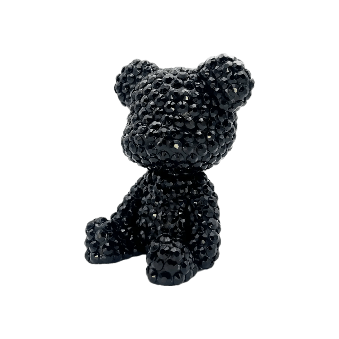 Black Crystal Bear Figure - cocobear