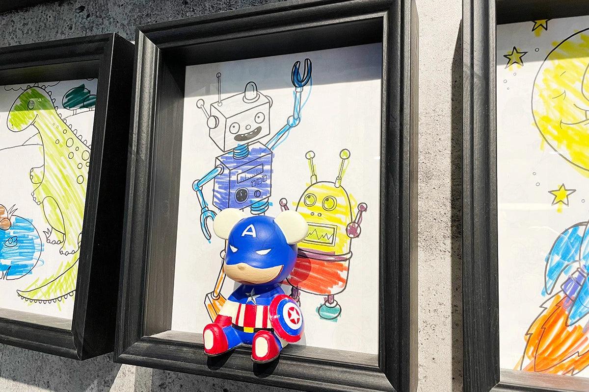 Captian America Bear Figure - cocobear