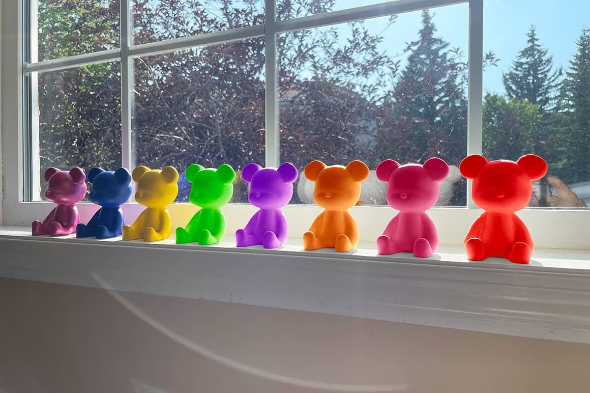 Colour Bear Figure - cocobear