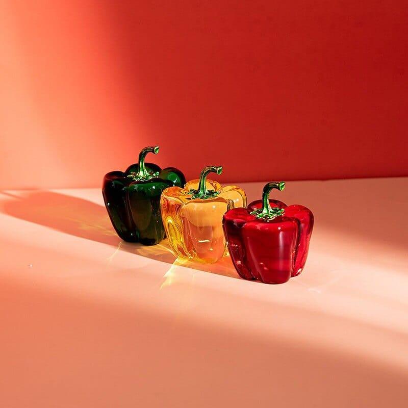 Crystal Chili Pepper Glass - cocobear