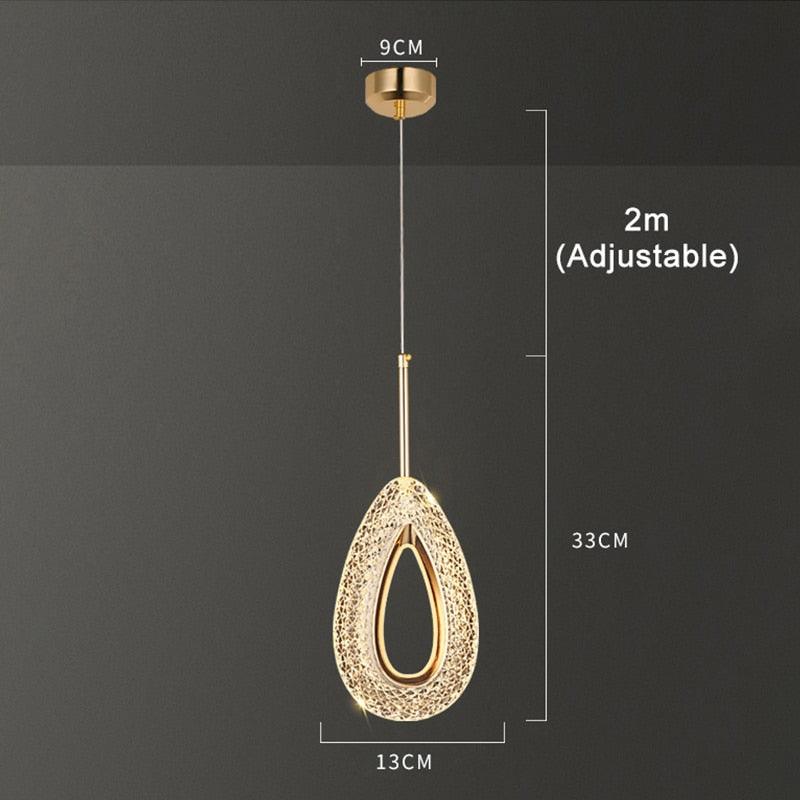 Crystal Elegance LED Pendant - cocobear