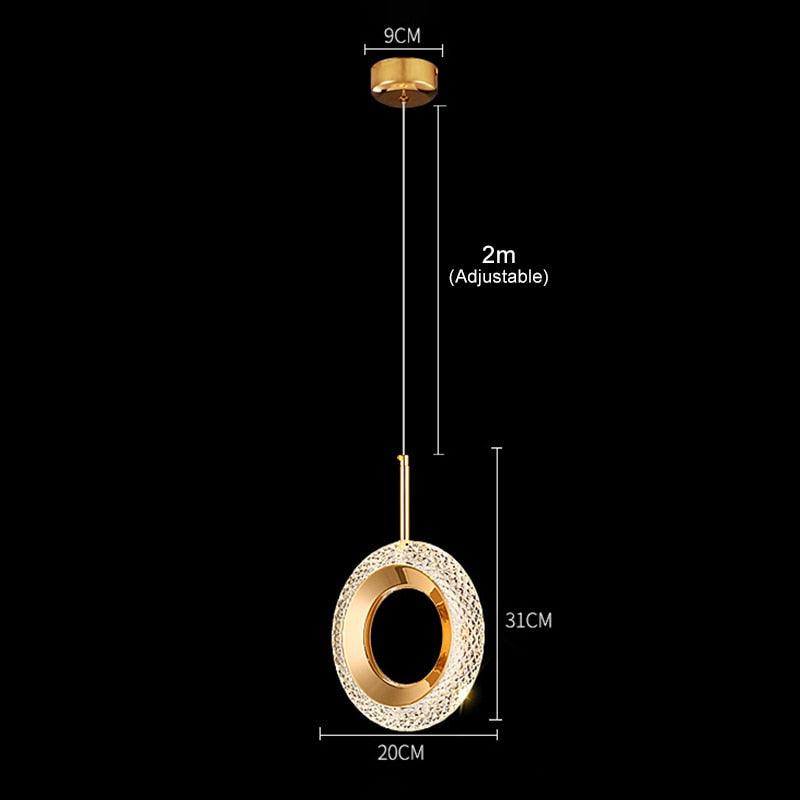 Crystal Elegance LED Pendant - cocobear