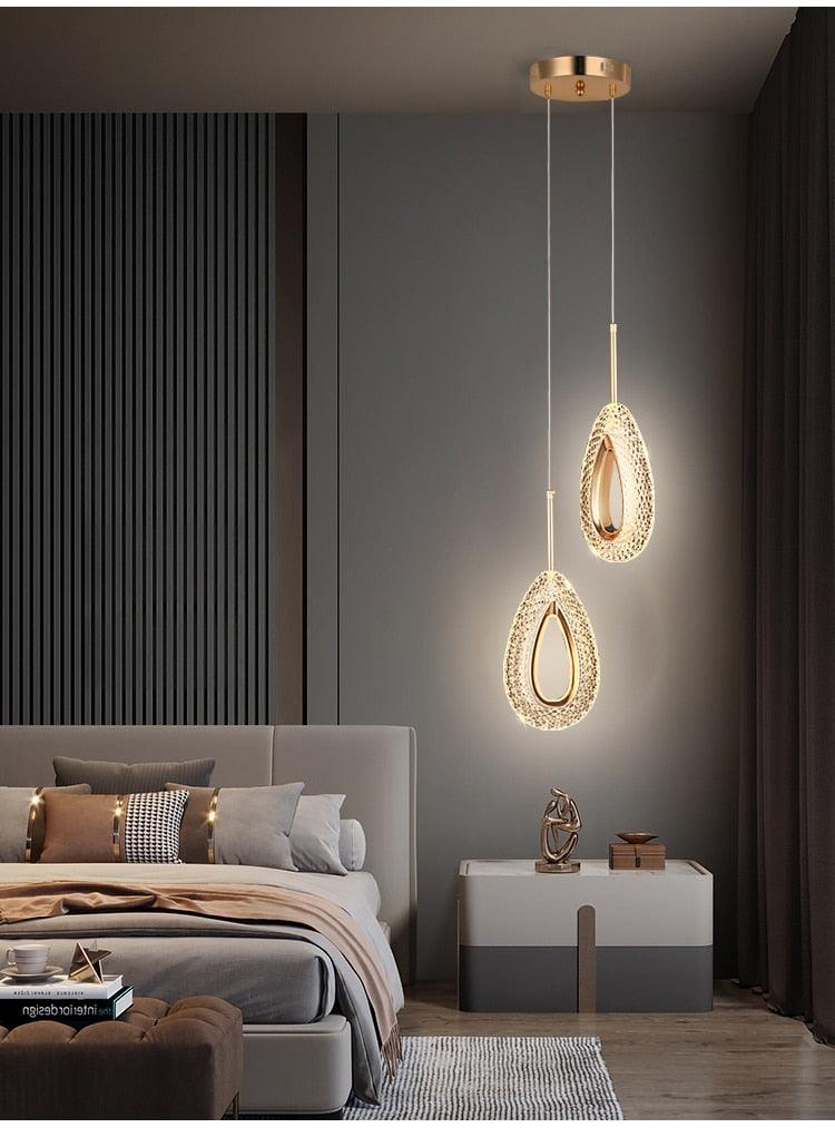 Crystal Elegance LED Pendant - cocobear