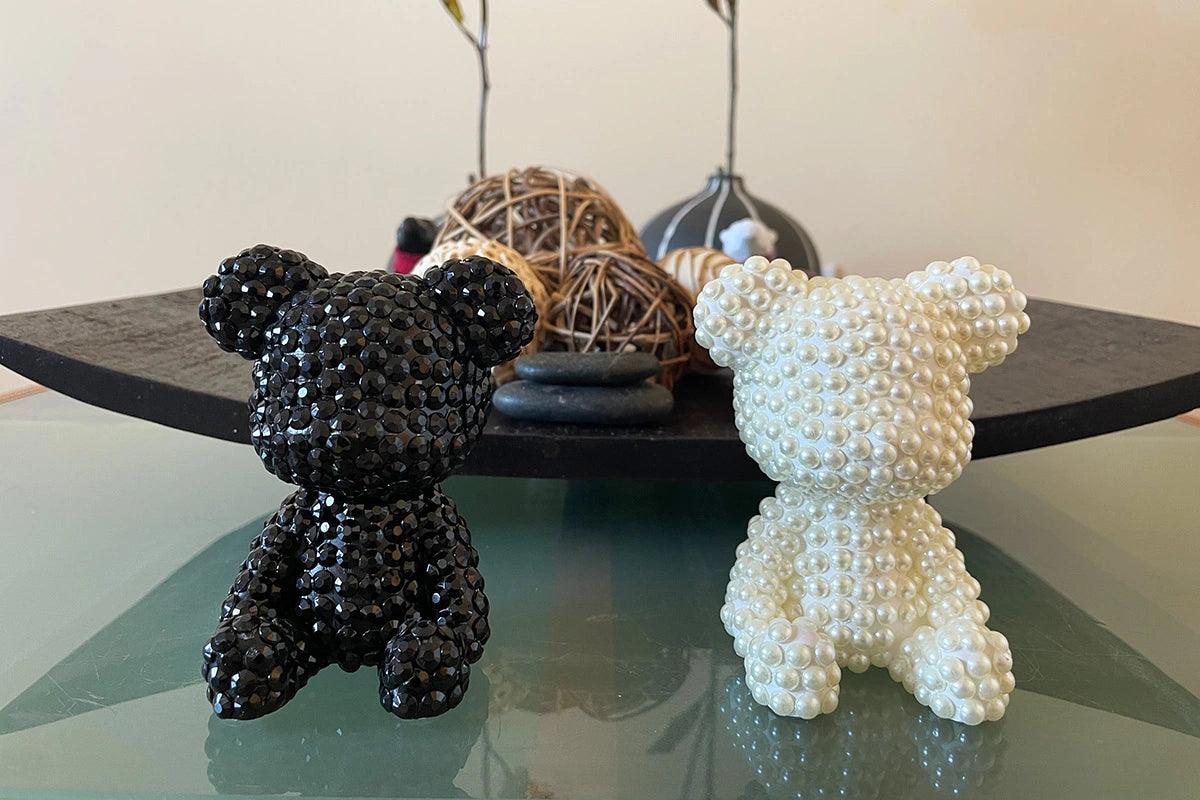 Crystal Pearl Bear Figure - cocobear