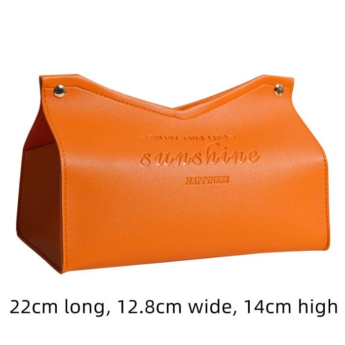 Leather Tissue Box Cover - cocobear