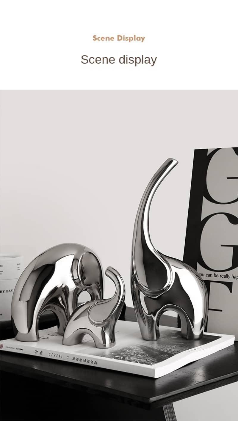 Luxury Three Elephant Figurine - cocobear