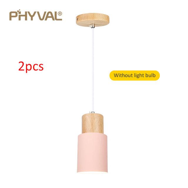 Nordic Modern Wood Pendant - cocobear