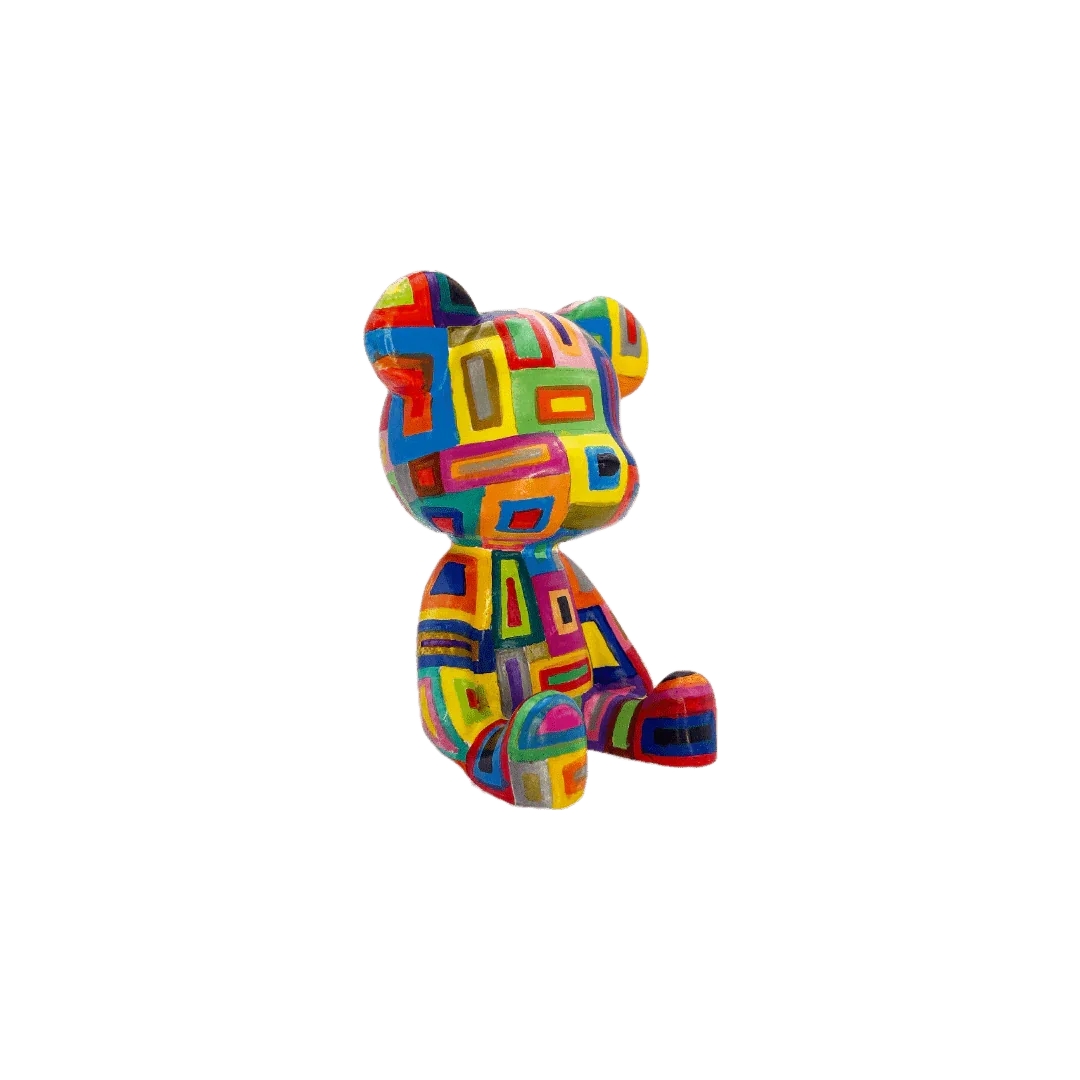 Pastel Bear Figure - cocobear