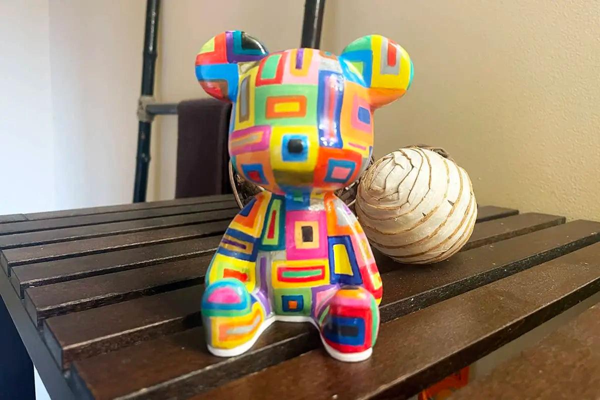 Pastel Bear Figure - cocobear