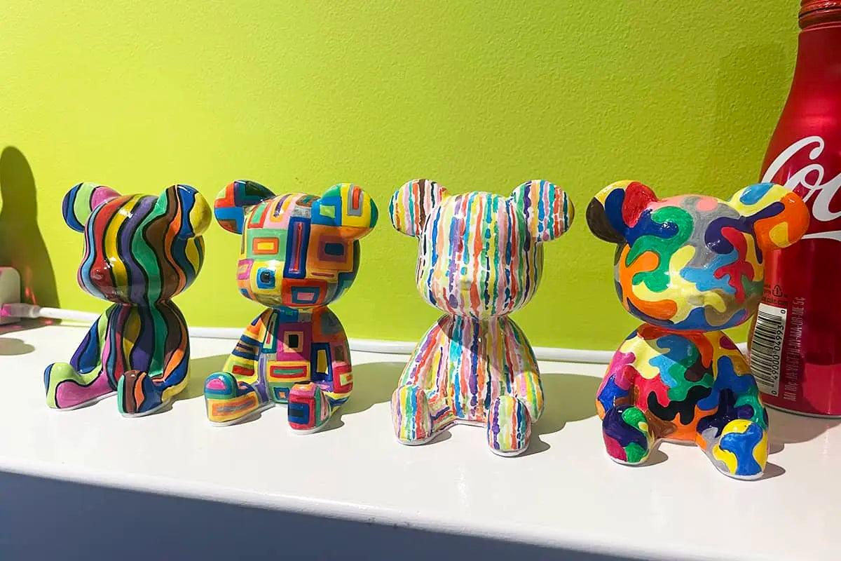 Pastel Bear Figure - cocobear