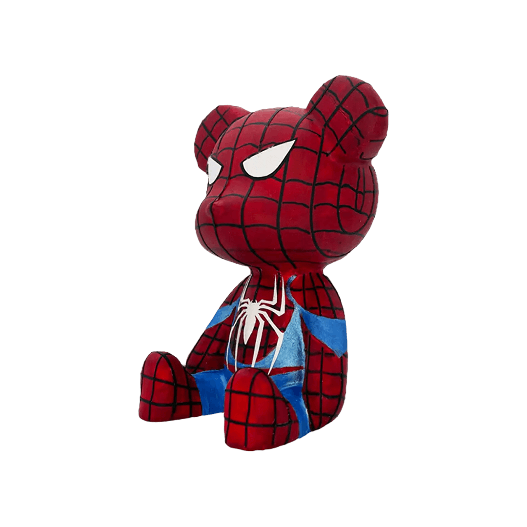 Spiderman Bear Figure - cocobear