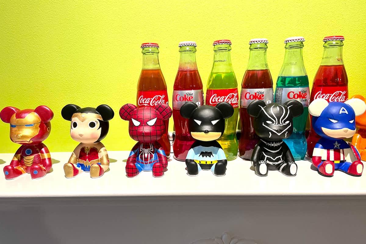Spiderman Bear Figure - cocobear