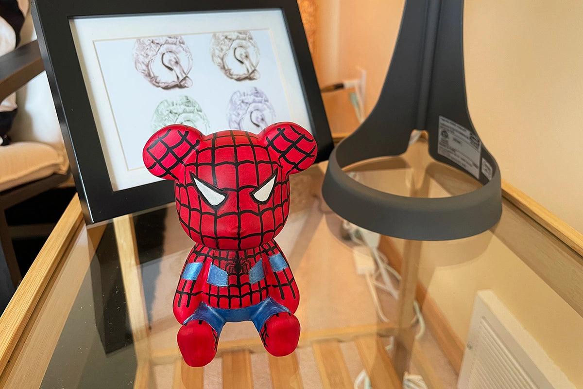 Spiderman Bear Figure - cocobear