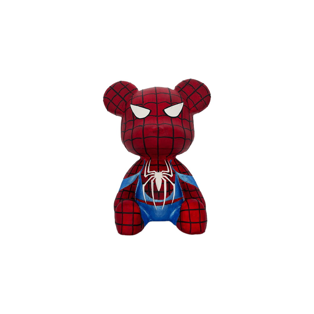 Spiderman Bear Figure - cocobear