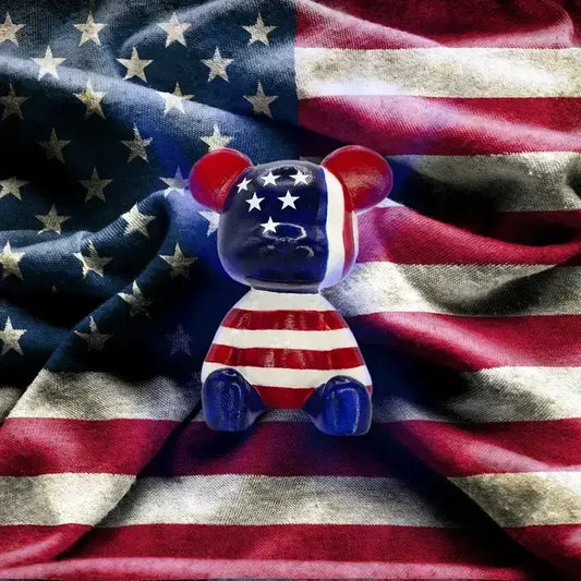 USA Bear Figure - cocobear