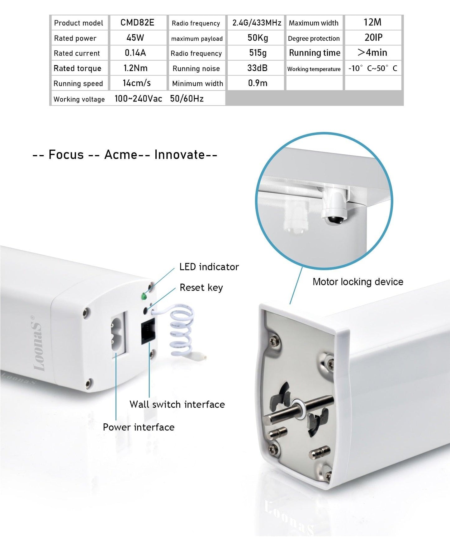 WiFi Smart Curtain control - cocobear