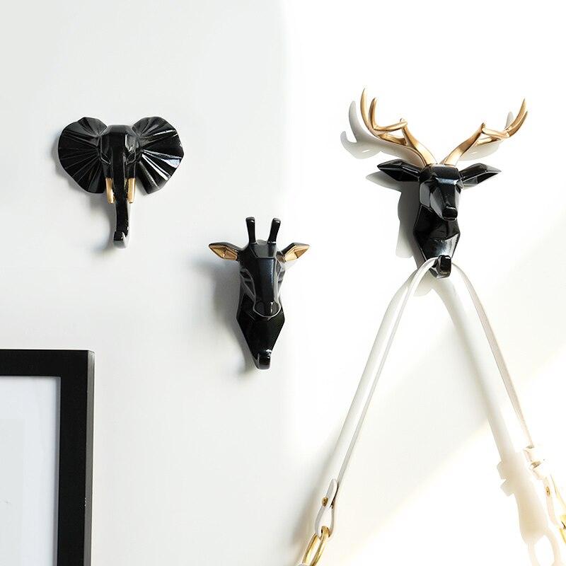 Animal Head Wall Key Holder - cocobear