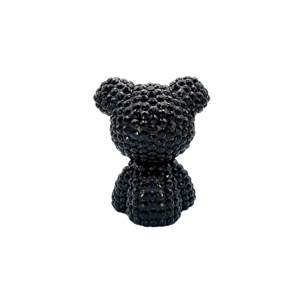 Black Crystal Bear Figure - cocobear