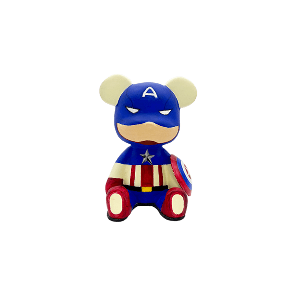 Captian America Bear Figure - cocobear