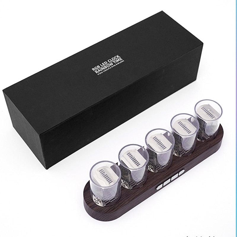 Luxury Tube Clock with LED Glow - cocobear