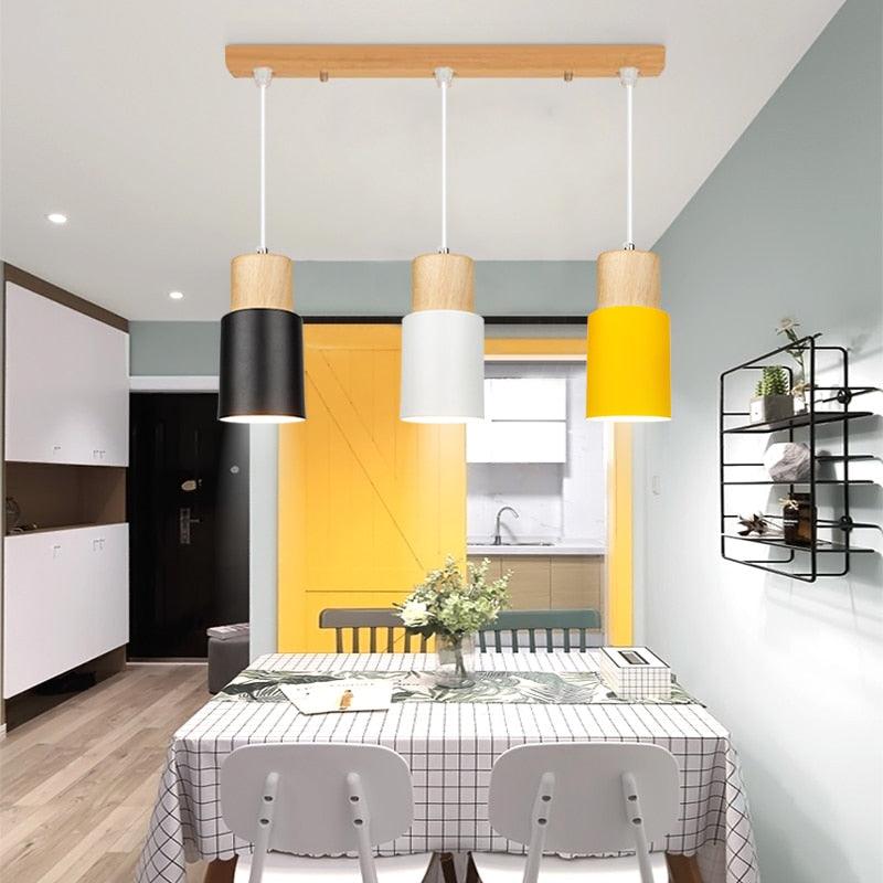 Nordic Modern Wood Pendant - cocobear