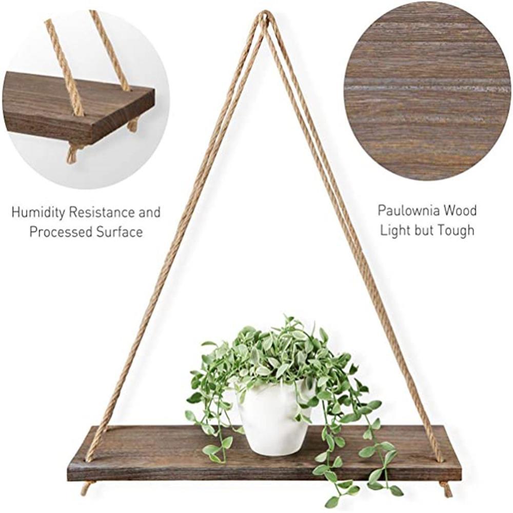 Wood Swing Hanging Shelves - cocobear