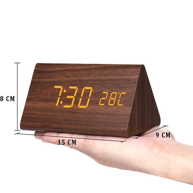Wooden LED Alarm Clocks - cocobear