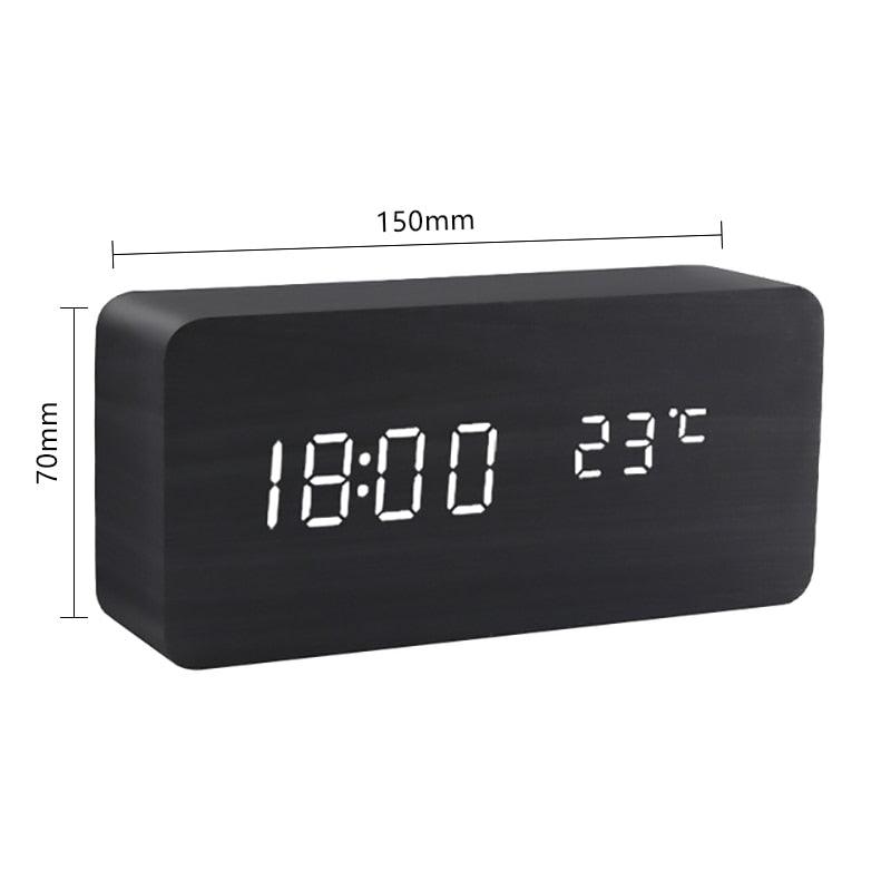 Wooden LED Alarm Clocks - cocobear