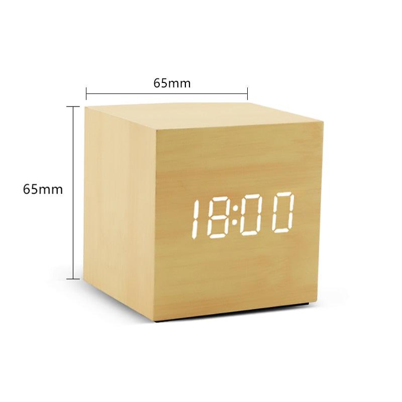Wooden LED Alarm Clocks - cocobear