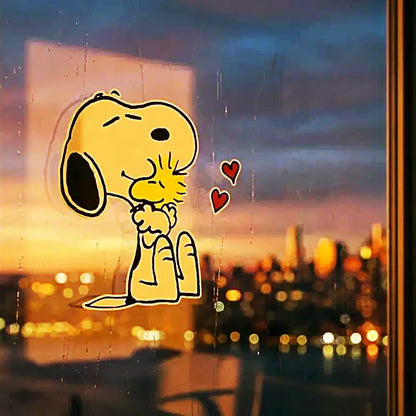 Snoopy & Woodstock Decal _ Not sticker, it is multilayer.