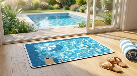 Bathroom floor mat