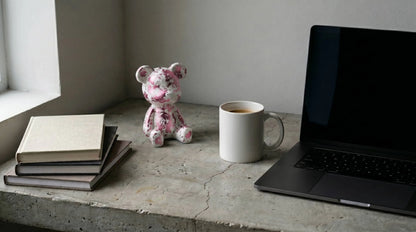 Luxe Noir Bear Figure