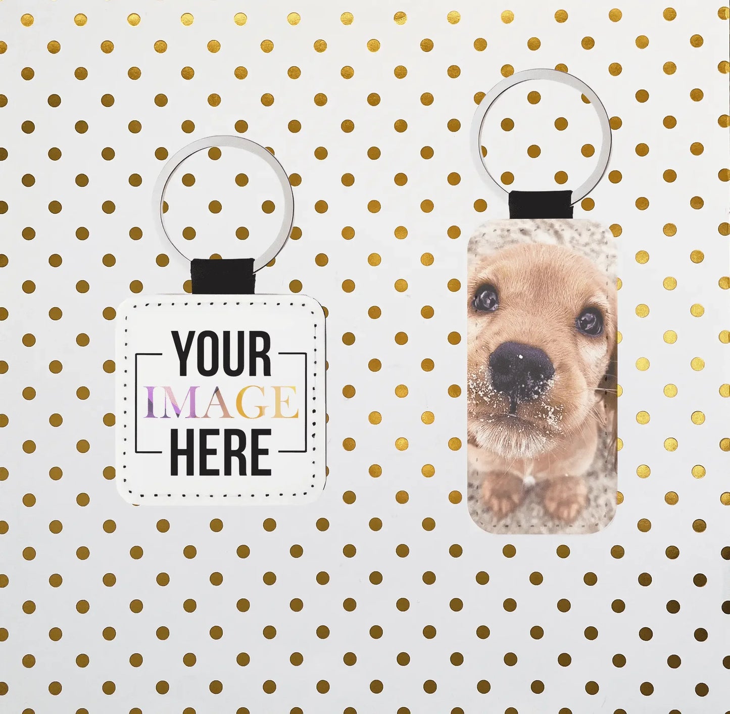 Personalized Custom Keychain with a dog's face 