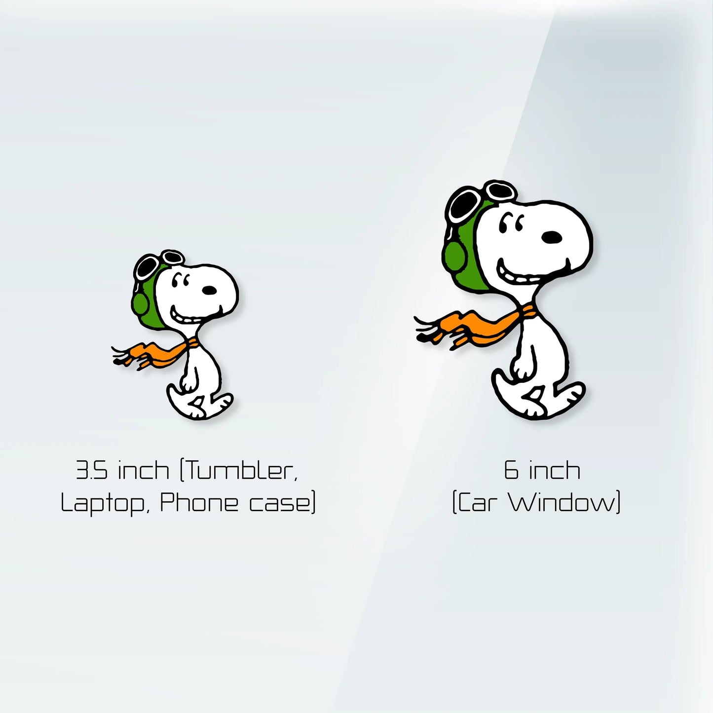 Snoopy & Woodstock Decal _ Not sticker, it is multilayer.