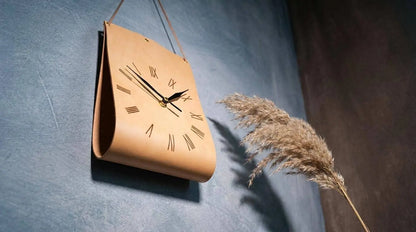 Leather Wall Clock