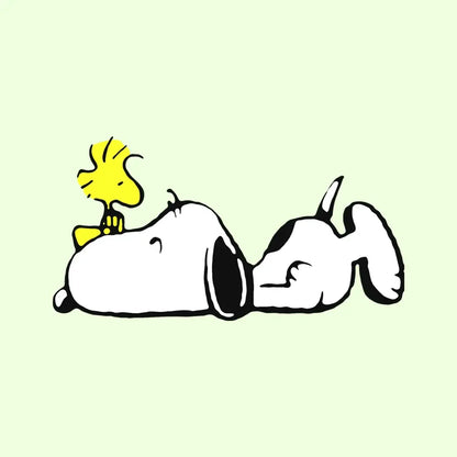 Snoopy & Woodstock Decal _ Not sticker, it is multilayer.