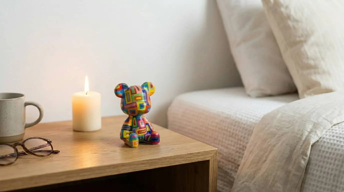 Pastel Bear Figure