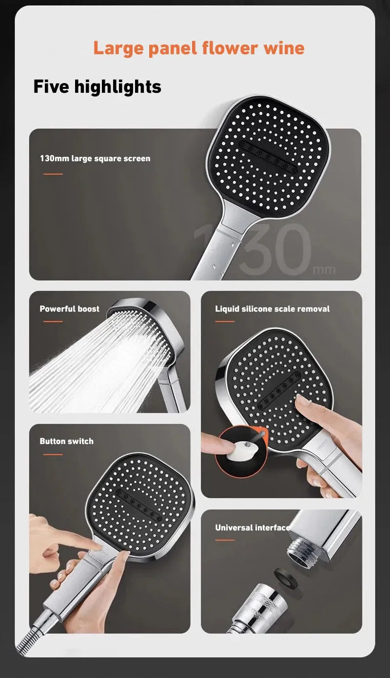 High Pressure Massage Shower Head - cocobear