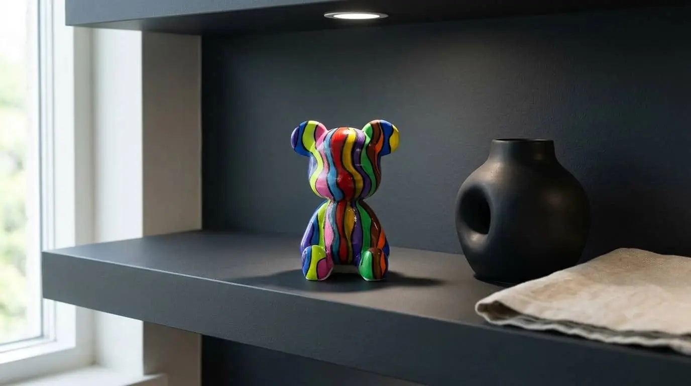 Flow Art Bear Figure