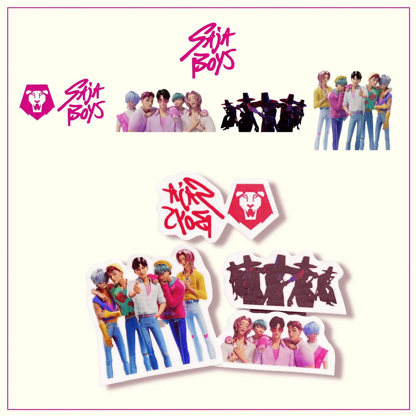 Saja Boys Logo and characters 