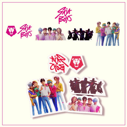 Saja Boys Logo and characters 