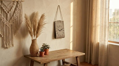 Leather Wall Clock